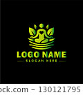 Health logo clinic medical wellness fitness spa yoga sports logo and icon symbol clean flat modern minimalist business logo design editable vector 130121795