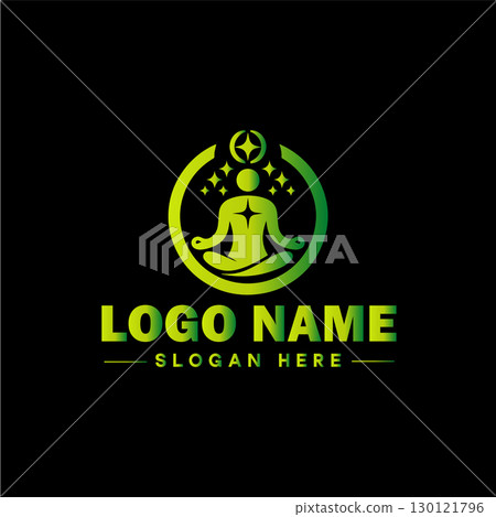 Health logo clinic medical wellness fitness spa yoga sports logo and icon symbol clean flat modern minimalist business logo design editable vector 130121796