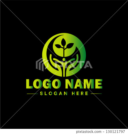Health logo clinic medical wellness fitness spa yoga sports logo and icon symbol clean flat modern minimalist business logo design editable vector 130121797