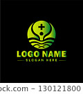 Health logo clinic medical wellness fitness spa yoga sports logo and icon symbol clean flat modern minimalist business logo design editable vector 130121800