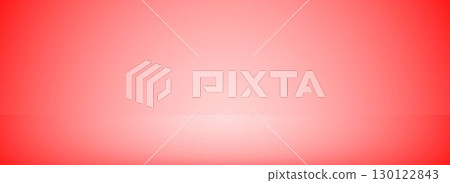 Red studio scene wallpaper. Smooth gradient podium background. Bright shelf or wall backdrop for mockup, presentation, template, product showcase. Abstract cherry room stage display. Vector Red studio scene wallpaper. Smooth gradient podium background. Bright shelf or wall backdrop for mockup, presentation, template, product showcase. Abstract cherry room stage display. Vector 130122843