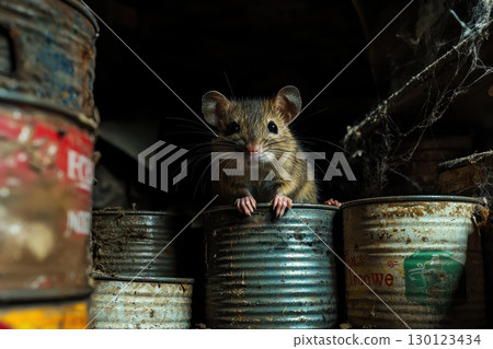 Rat Exploring Shadowy Storage Space Rat Exploring Shadowy Storage Space 130123434