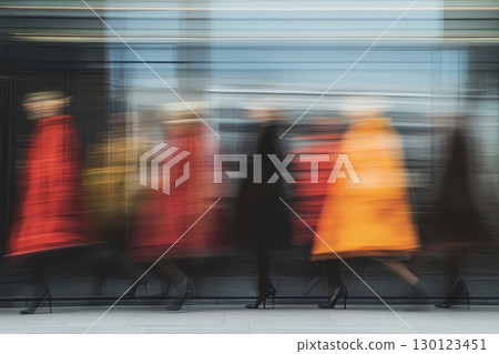 Lively Reflections in a Display Window 130123451