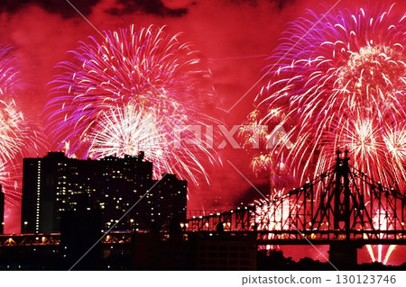 Independence Day fireworks in New York, USA Independence Day fireworks in New York, USA 130123746