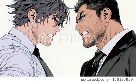 商界人士在辦公室爭吵 商界人士在辦公室爭吵 130123939