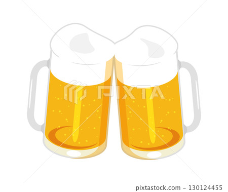 圖：將啤酒倒入杯中，舉杯慶祝 130124455