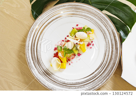 Fresh and delicious fruit platter Fresh and delicious fruit platter 130124572