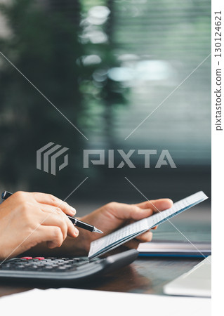 Consultant facilitates consultation between bookkeepers, lawyer to review accounting balance sheet, stock market statistics, yearly tax obligations, ensuring business is protected from bribery, law. 130124621