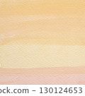 Orange background drawn on drawing paper with an analog brush stroke 130124653