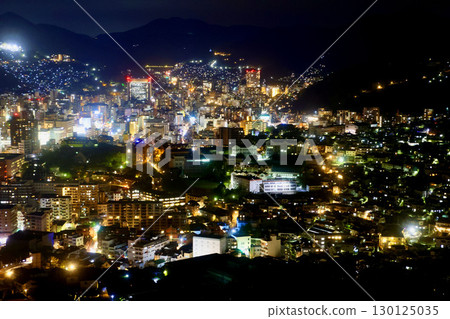Nagasaki night view from Mount Nabekanmuri (Nagasaki City, Nagasaki Prefecture) 130125035