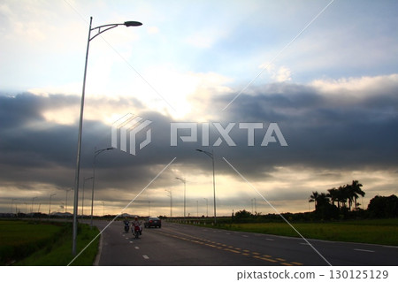 sunset on the river 130125129