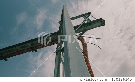 building tower on the blue sky background building tower on the blue sky background 130126149