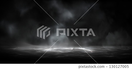 Smoke fog atmosphere with water reflections 130127005