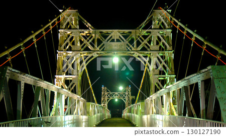 Illumination of Shirakawa Bridge in Gifu Prefecture Illumination of Shirakawa Bridge in Gifu Prefecture 130127190