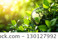 Earth blends into nature 130127992