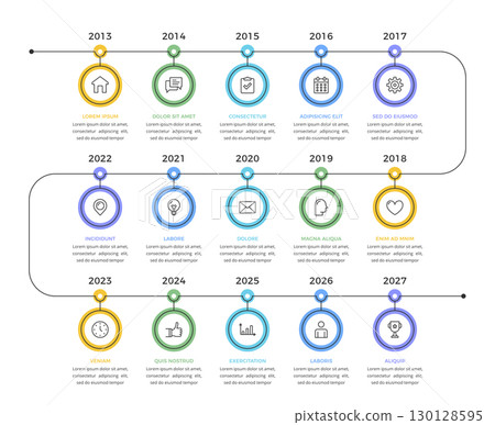 Timeline Infographic Template Timeline Infographic Template 130128595