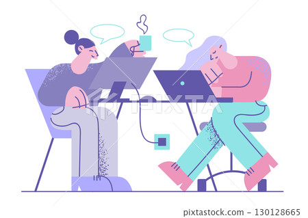 Working process, modern office concept 130128665