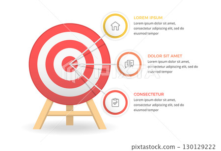 Target Infographic with Options Target Infographic with Options 130129222
