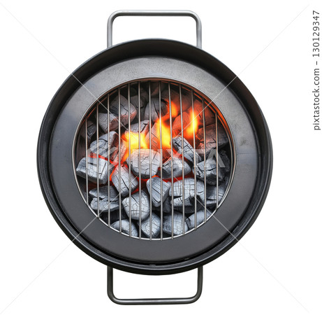 Round Grill with Coal Round Grill with Coal 130129347