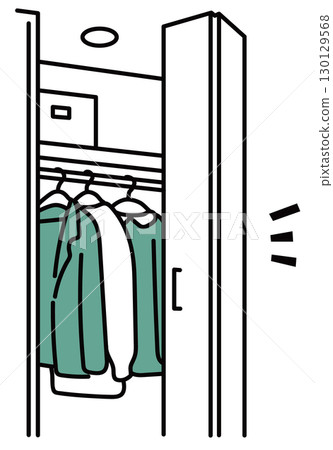 折疊門衣櫃_單色 130129568