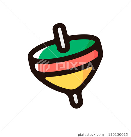 Koma插圖圖示(新年、傳統文化、日本文化素材) Koma插圖圖示(新年、傳統文化、日本文化素材) 130130015