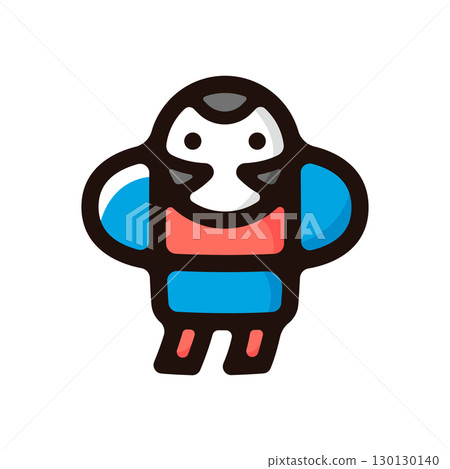 風箏插圖圖示（日式、新年賀卡材質、日本文化材料） 130130140