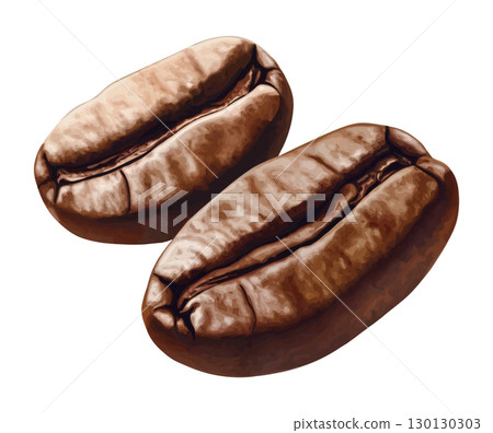 Coffee Beans Illustration 130130303