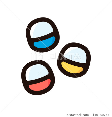 Capsule toy illustration icon (toys, modern culture, Japanese culture materials) Capsule toy illustration icon (toys, modern culture, Japanese culture materials) 130130745
