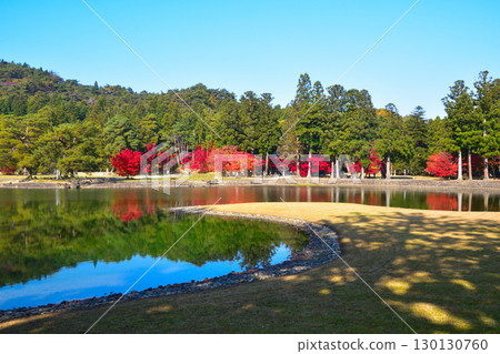 Autumn Motsuji Temple Oizumigaike Pond Autumn Motsuji Temple Oizumigaike Pond 130130760