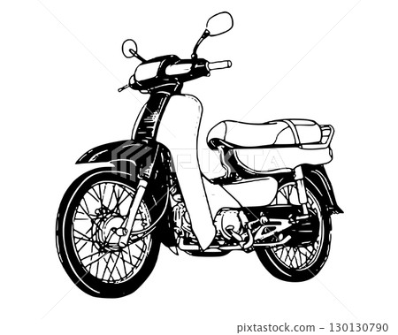 motorcycle icon black and white concept motorcycle icon black and white concept 130130790