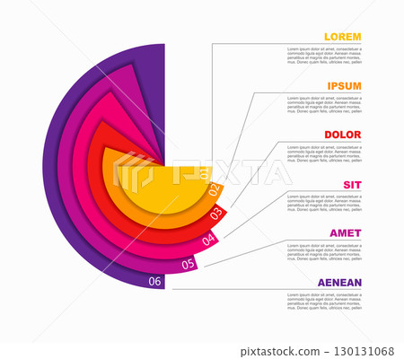 Infographic design template with place for your data. Vector illustration. Infographic design template with place for your data. Vector illustration. 130131068
