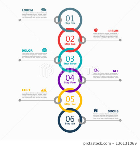 Infographic design template with place for your data. Vector illustration. 130131069