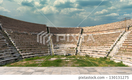 Ancient Roman Theater of Pergamon in Bergama, Izmir, Turkey Ancient Roman Theater of Pergamon in Bergama, Izmir, Turkey 130131275