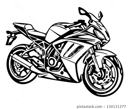 motorcycle icon black and white concept motorcycle icon black and white concept 130131377