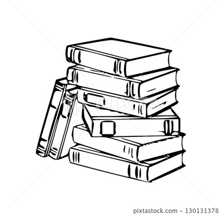 books icon black and white concept books icon black and white concept 130131378