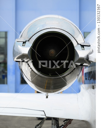Engine nozzle of the Air Self-Defense Force T-400 trainer aircraft 130132367