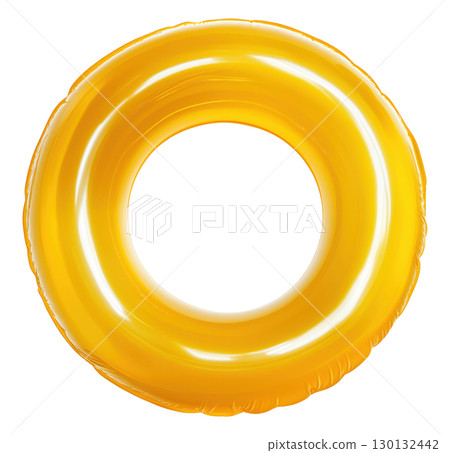 Yellow Inflatable Swimming Ring 130132442