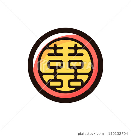 雙喜、雙喜插圖圖示(農曆新年、農曆新年素材) 雙喜、雙喜插圖圖示(農曆新年、農曆新年素材) 130132704