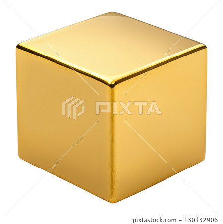 Gold Cube 130132906