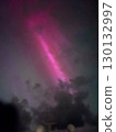 粉紅極光閃耀北歐夜空 130132997