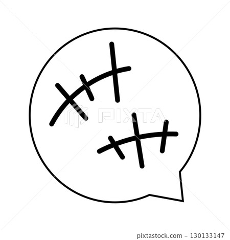享受、大笑、笑聲、樂趣等。情感言語泡沫標記 130133147