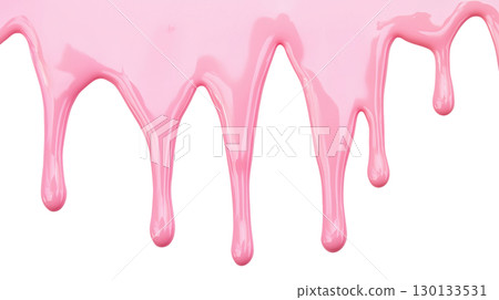Pink Dripping Paint 130133531