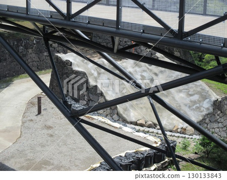 Kumamoto Castle, which was damaged in the 2016 Kumamoto earthquake and is currently undergoing restoration Kumamoto Castle, which was damaged in the 2016 Kumamoto earthquake and is currently undergoing restoration 130133843