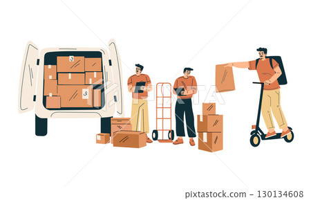 Our highly efficient and wellcoordinated Logistics and Delivery Team is working in action 130134608