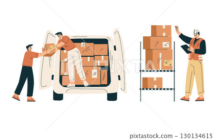 Managing Warehouse Operations Loading and Inventory Handling in Action to Enhance Efficiency 130134615