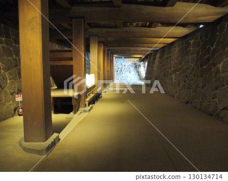 The "Dark Passage" that leads to the Honmaru Palace of Kumamoto Castle, which was damaged in the Kumamoto earthquake and is currently undergoing restoration. The "Dark Passage" that leads to the Honmaru Palace of Kumamoto Castle, which was damaged in the Kumamoto earthquake and is currently undergoing restoration. 130134714
