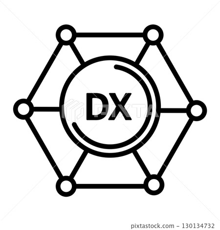 顯示 DX 傳播的圖像圖示。 顯示 DX 傳播的圖像圖示。 130134732