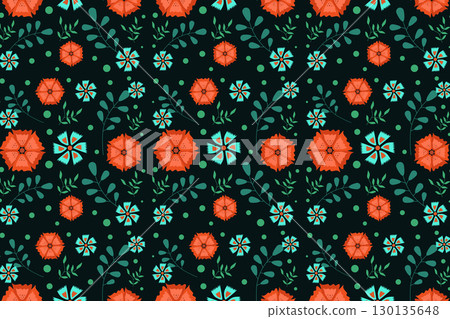 Flower pattern 130135648
