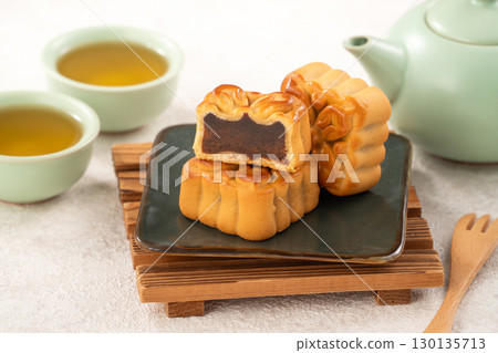 中秋節月餅蓋貝 130135713