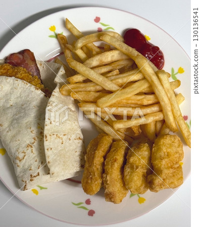 Golden crispy french fries paired with creamy, savory corn cheese. A delicious combination perfect for snack menus, food blogs, party platters, and comfort food promotions! Golden crispy french fries paired with creamy, savory corn cheese. A delicious combination perfect for snack menus, food blogs, party platters, and comfort food promotions! 130136541